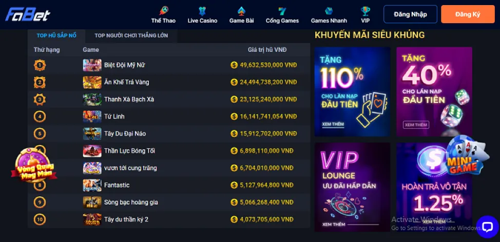 Nhận link quảng bá f789 game